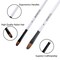 GETHPEN Filbert Paint Brushes Set, 12 PCS Artist Brush for Acrylic Oil Watercolor Gouache Artist Professional Painting Kits with Synthetic Nylon Tips White